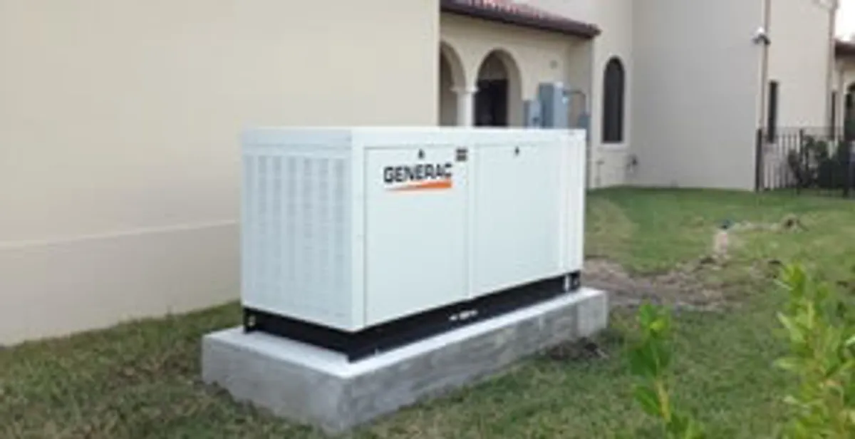 generator installation service showing standby generator professionally installed for residential power backup in Boise, ID