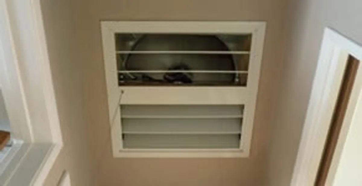 whole house fan installation services with ceiling-mounted ventilation system in Boise, ID